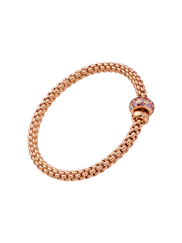FLEX'IT ARMAND MIT DIAMANTEN UND ROSE SAPHIREN