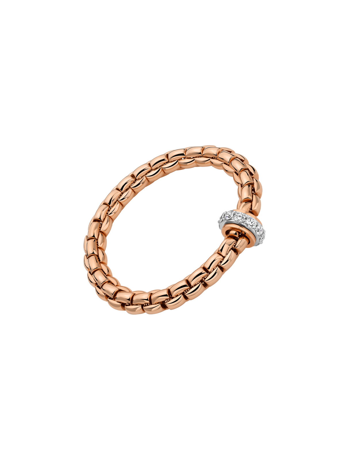 FLEX’IT-ARMBAND MIT WEISSEN DIAMANTEN