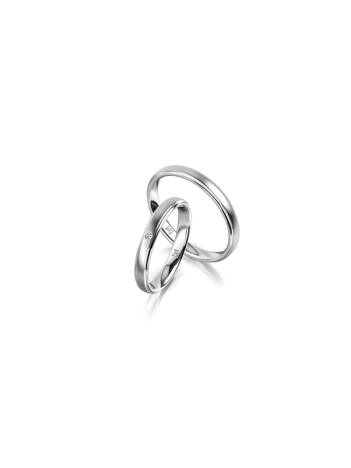 Trauring CLASSIC Weissgold