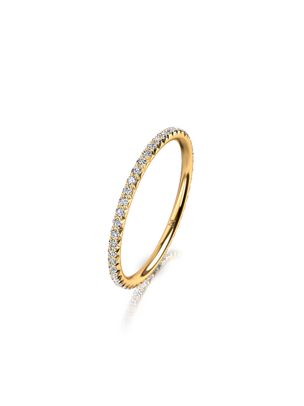Verlobungsring Gelbgold